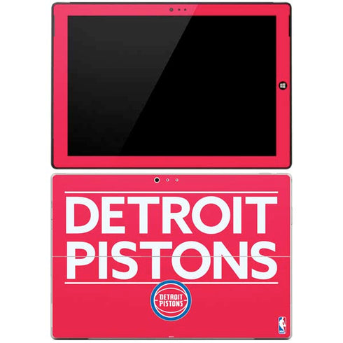NBA Detroit Pistons Standard - Red Surface Pro 3 Skin