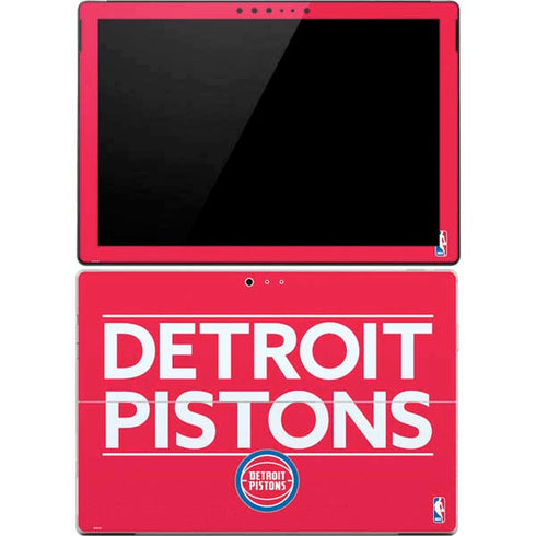 NBA Detroit Pistons Standard - Red Surface Pro 4 Skin