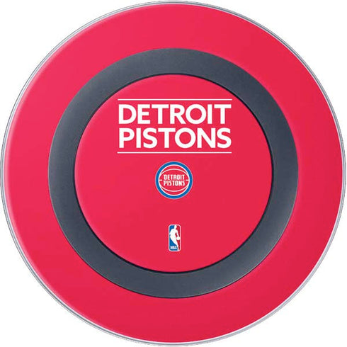 NBA Detroit Pistons Standard - Red Wireless Charger Skin
