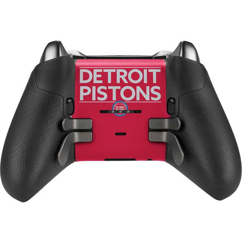 NBA Detroit Pistons Standard - Red Xbox Elite Wireless Controller Series 2 Skin