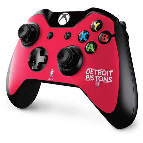 NBA Detroit Pistons Standard - Red Xbox One Controller Skin