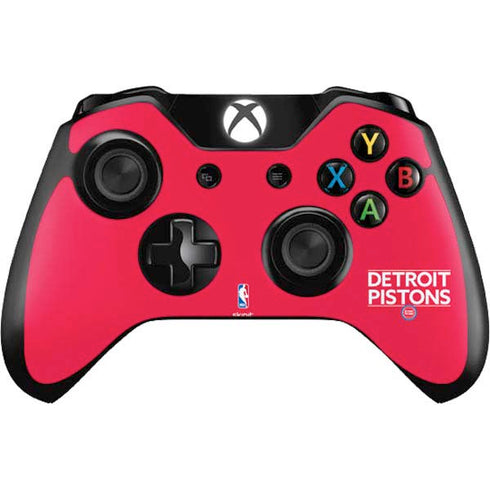 NBA Detroit Pistons Standard - Red Xbox One Controller Skin