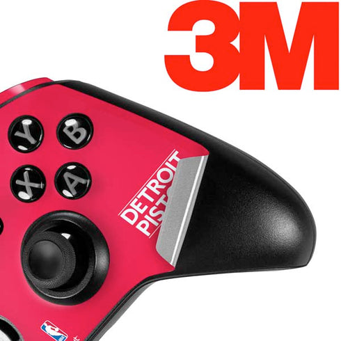 NBA Detroit Pistons Standard - Red Xbox One Elite Controller Skin