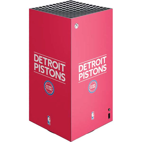 NBA Detroit Pistons Standard - Red Xbox Series X Skins