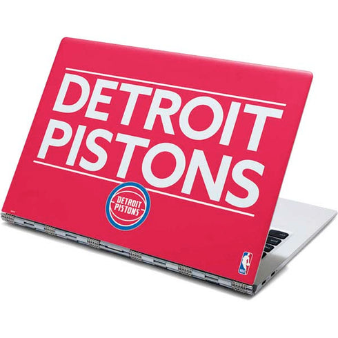 NBA Detroit Pistons Standard - Red Yoga 910 2-in-1 14in Touch-Screen Skin