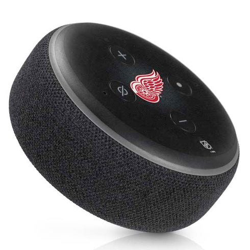 NHL Detroit Red Wings Black Background Amazon Echo Dot Skin