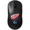 NHL Detroit Red Wings Black Background G Pro Wireless Gaming Mouse Skin