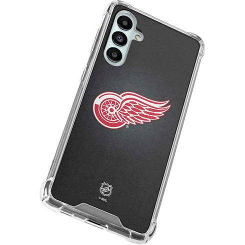 NHL Detroit Red Wings Black Background Galaxy A16 5G Clear Case