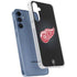 NHL Detroit Red Wings Black Background Galaxy A55 5G Clear Case