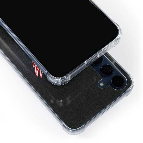 NHL Detroit Red Wings Black Background Galaxy A55 5G Clear Case
