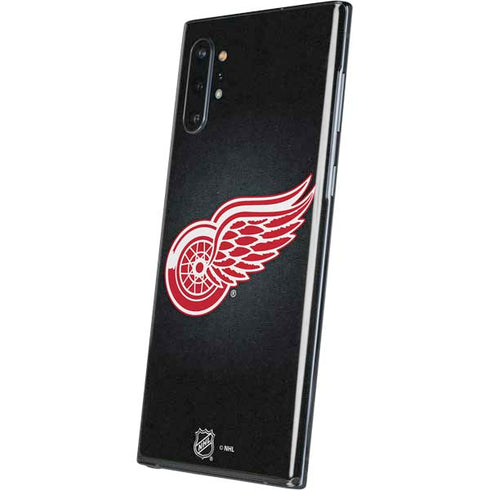 NHL Detroit Red Wings Black Background Galaxy Note 10 Plus Skin
