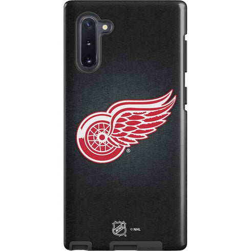NHL Detroit Red Wings Black Background Galaxy Cases