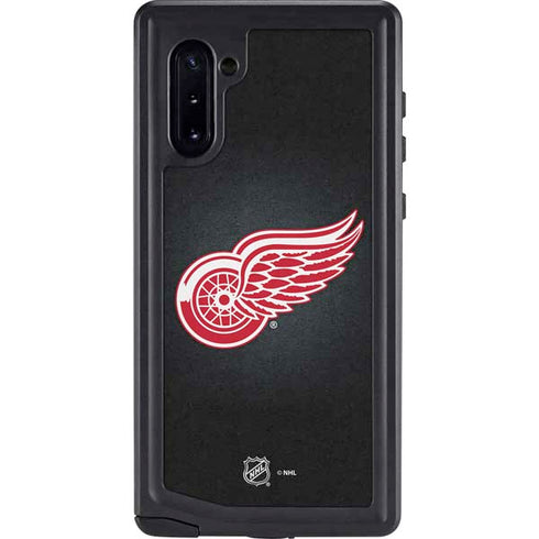 NHL Detroit Red Wings Black Background Galaxy Cases