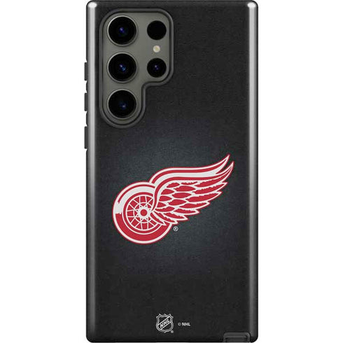 NHL Detroit Red Wings Black Background Galaxy S23 Ultra Pro Case