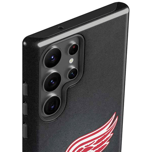 NHL Detroit Red Wings Black Background Galaxy S23 Ultra Pro Case