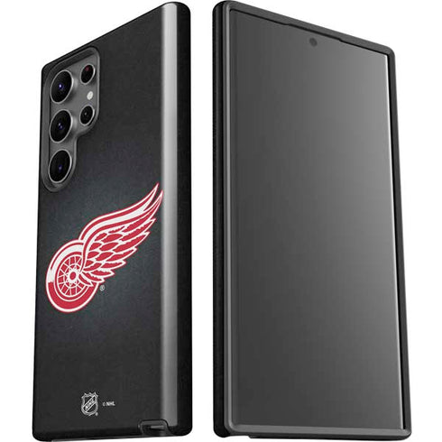 NHL Detroit Red Wings Black Background Galaxy S23 Ultra Pro Case