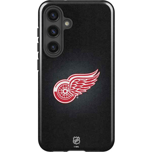 NHL Detroit Red Wings Black Background Galaxy S25 Plus Impact Case