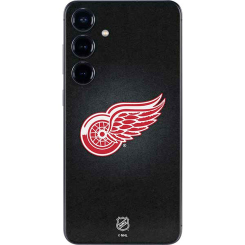 NHL Detroit Red Wings Black Background Galaxy S25 Skin