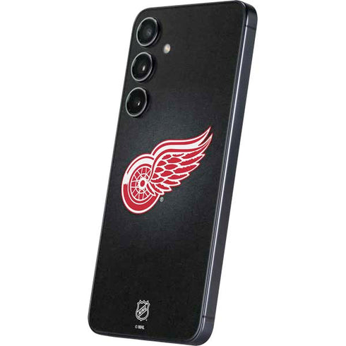 NHL Detroit Red Wings Black Background Galaxy S24 Skin