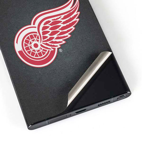 NHL Detroit Red Wings Black Background Galaxy S25 Ultra Skin