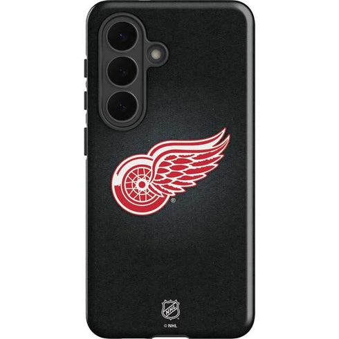 NHL Detroit Red Wings Black Background Galaxy S26 Plus Impact Case