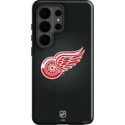 NHL Detroit Red Wings Black Background Galaxy S26 Ultra Impact Case