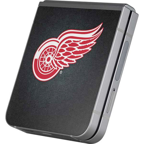 NHL Detroit Red Wings Black Background Galaxy Z Flip6 Skin