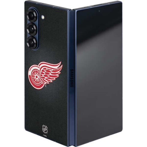 NHL Detroit Red Wings Black Background Galaxy Z Fold6 Skin