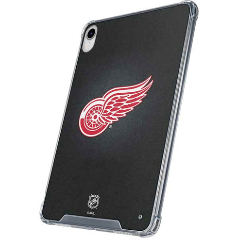 NHL Detroit Red Wings Black Background iPad 11th Gen (2025) Clear Case