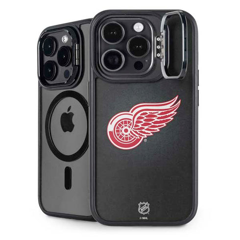 NHL Detroit Red Wings Black Background iPhone Cases