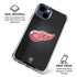 NHL Detroit Red Wings Black Background iPhone 15 Clear Case