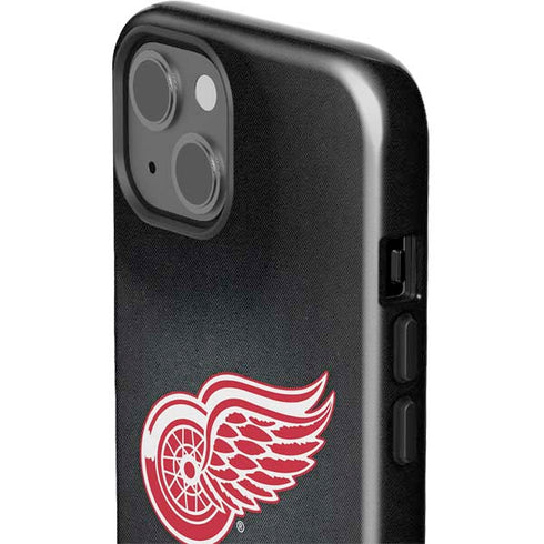 NHL Detroit Red Wings Black Background iPhone 15 Impact Case