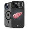 NHL Detroit Red Wings Black Background iPhone 15 Plus Kickstand Case