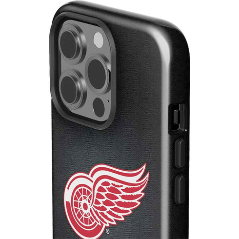 NHL Detroit Red Wings Black Background iPhone 15 Pro Impact Case
