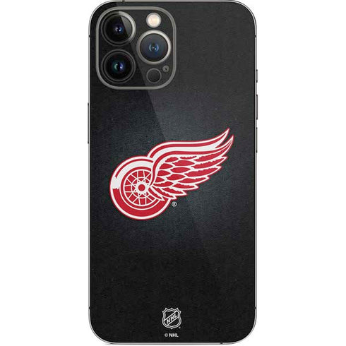NHL Detroit Red Wings Black Background iPhone 15 Pro Max Skin