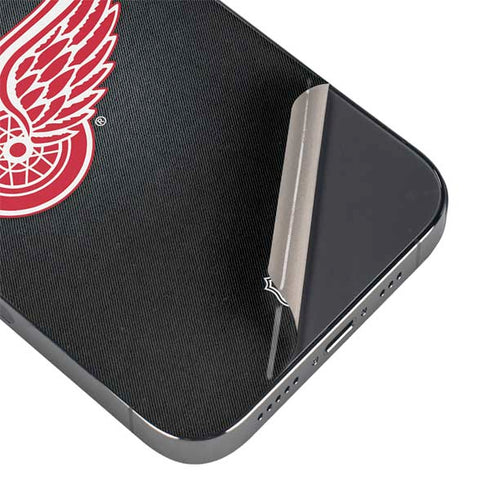 NHL Detroit Red Wings Black Background iPhone 15 Pro Max Skin