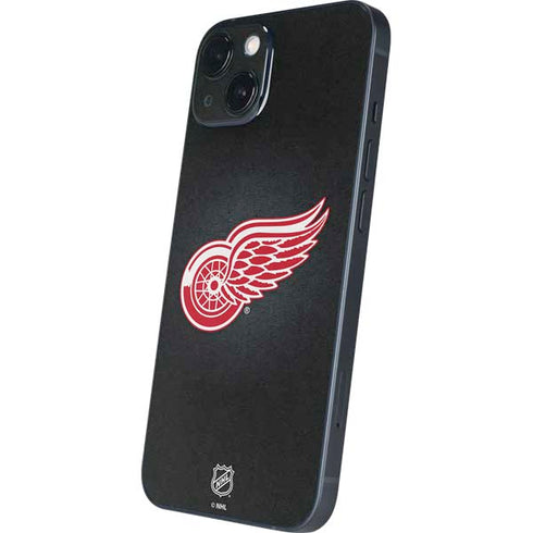 NHL Detroit Red Wings Black Background iPhone 15 Skin