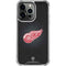 NHL Detroit Red Wings Black Background iPhone 16 Pro Clear Case