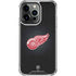 NHL Detroit Red Wings Black Background iPhone 16 Pro Clear Case