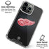 NHL Detroit Red Wings Black Background iPhone 16 Pro Clear Case