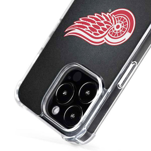 NHL Detroit Red Wings Black Background iPhone 16 Pro Max MagSafe Case