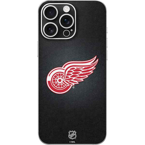 NHL Detroit Red Wings Black Background iPhone 16 Pro Max Skin