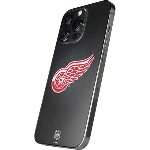 NHL Detroit Red Wings Black Background iPhone 16 Pro Max Skin