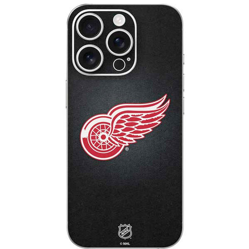 NHL Detroit Red Wings Black Background iPhone 16 Pro Skin