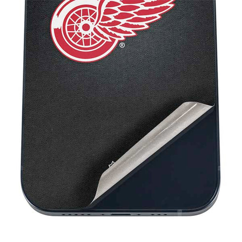 NHL Detroit Red Wings Black Background iPhone 16 Skin
