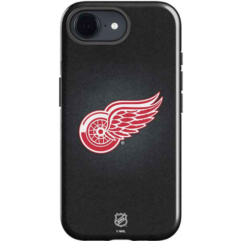 NHL Detroit Red Wings Black Background iPhone 16e Impact Case