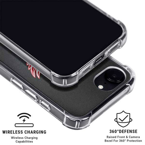 NHL Detroit Red Wings Black Background iPhone 16e MagSafe Case