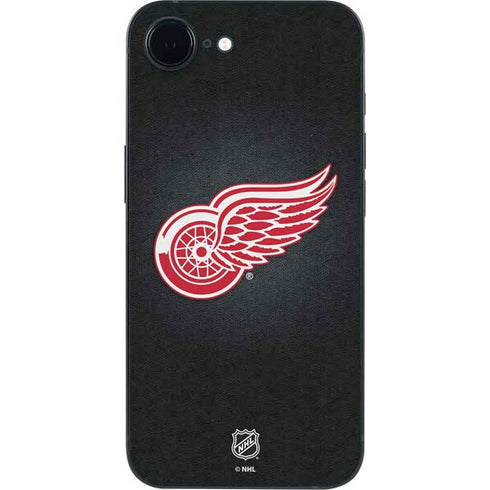 NHL Detroit Red Wings Black Background iPhone 16e Skin