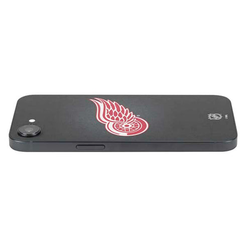 NHL Detroit Red Wings Black Background iPhone 16e Skin