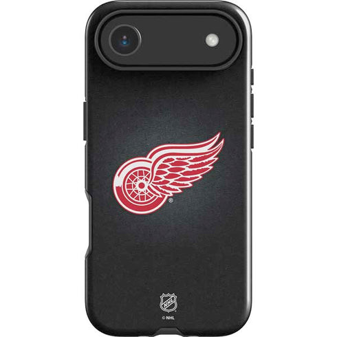 NHL Detroit Red Wings Black Background iPhone 17 Air Impact Case